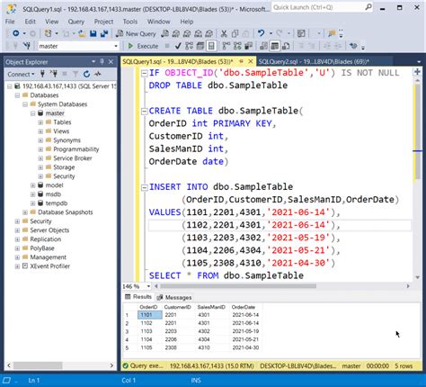 drop test table sql|sql drop table if existing.